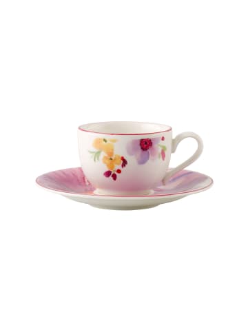 Villeroy & Boch Espressotasse mit Untertasse Mariefleur Basic 80 ml in bunt