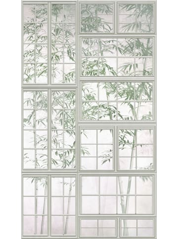 A.S. Création Tapete Bamboo View in Weiß-Grün