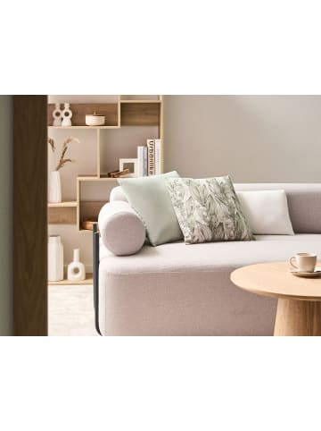 Beliani 3er-Set Dekokissen XYLOPIA in Weiß/Grün