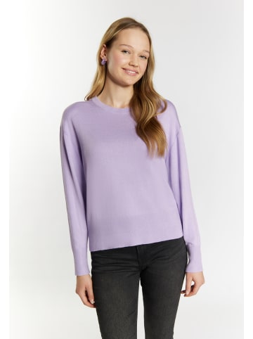 myMo Damen Strickpullover in Violett
