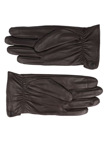 Strellson Handschuhe Leder in dbrown