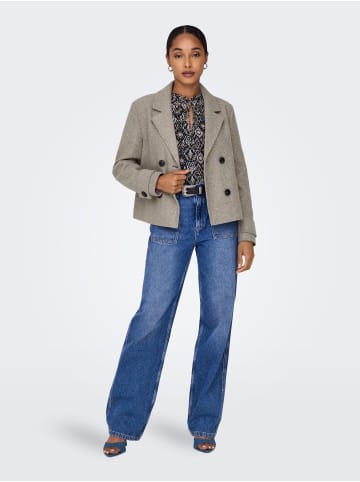 ONLY Klassisches Doppelknopf-Design kurzes Sakko für Herbst. in Braun