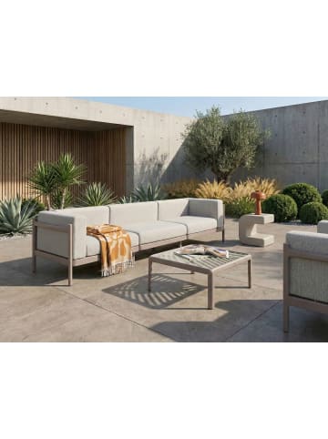 Beliani Gartensofa FERRETTI in Beige - (W) 88 x (H) 68 x (L) 73 cm