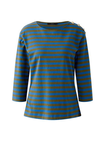 Oui T-Shirt SUNALA in khaki blue