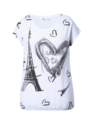 MIAMODA Shirt in schneeweiß