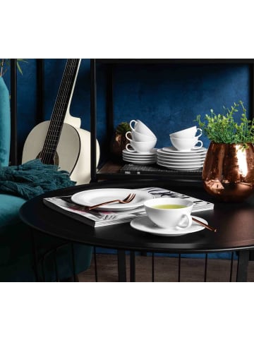 Seltmann Weiden 18er Set Teeservice Beat Color Glaze in Weiß