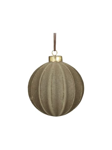Chic Antique Weihnachtskugel in Hellbraun