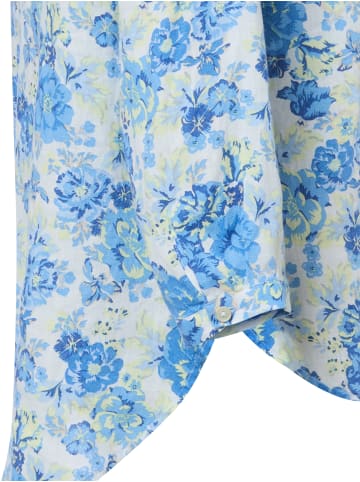 Franco Callegari Leinenbluse in royal - 0045
