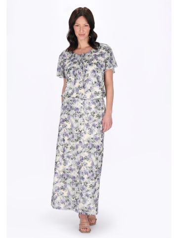 Usha Women Skirt in lavender multicolor