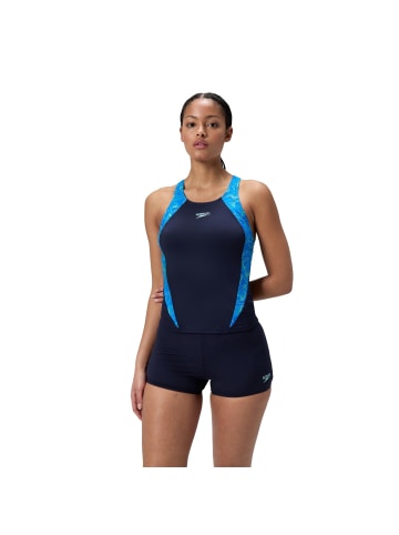 Speedo Hyperboom Tankini in Blau