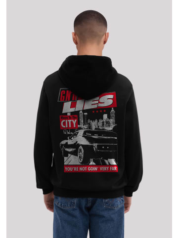 F4NT4STIC Hoodie Guns N' Roses Lies City Rock Music in schwarz