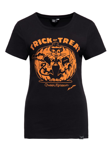 Queen Kerosin Queen Kerosin Print T-Shirt Trick or Treat in schwarz