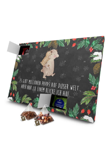 Mr. & Mrs. Panda Tee Adventskalender Papa Bär mit Spruch in Kreidetafel