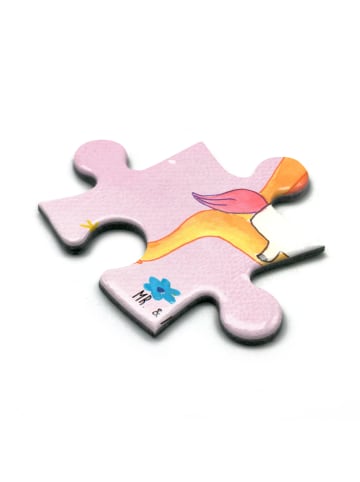 Mr. & Mrs. Panda Puzzle Einhorn Prinzessin ohne Spruch in Rot Pastell