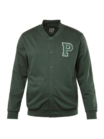 JP1880 Sweatjacke in trübes grün
