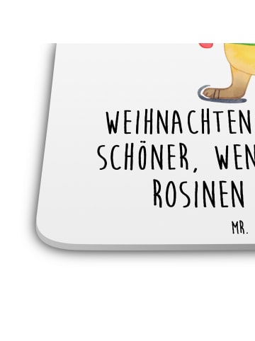 Mr. & Mrs. Panda Untersetzer Fuchs  Schlittschuhe mit Spruch in Weiß