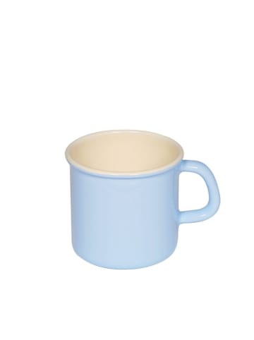 Riess Topf mit Bördel Becher Emaille Classic Pastell in Schwarz