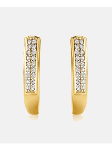 Diamant L'éternel Ohrringe aus 585 Gelbgold