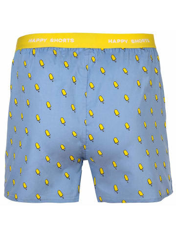 Happy Shorts Web-Boxershorts 3er Pack in Ice/Aperol/Palms