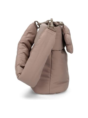 Zwei Hannah Schultertasche 25 cm in cappuccino
