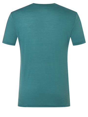 super.natural Merino Funktionsshirt in petrol