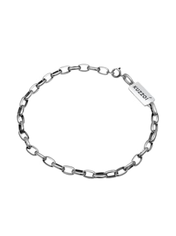 KUZZOI Armband 925 Sterling Silber in Schwarz