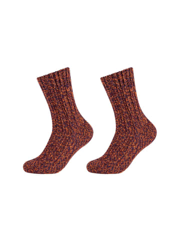 S. Oliver Socken 2er Pack warm & cozy in burnt orange