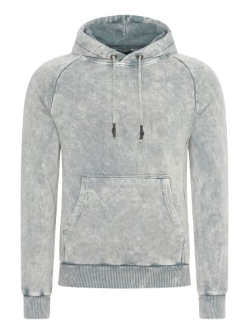 Rusty Neal Verwaschener Kapuzenpullover Regular Fit in Grau
