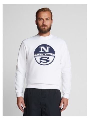 North Sails Sweatshirt in Weiß