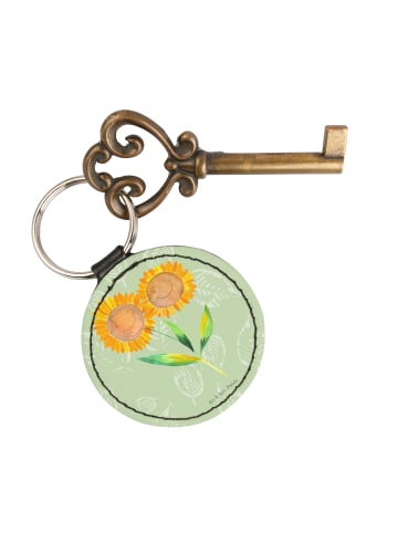 Mr. & Mrs. Panda mini schlüsselanhänger Blume Sonnenblume ohne S... in Blattgrün