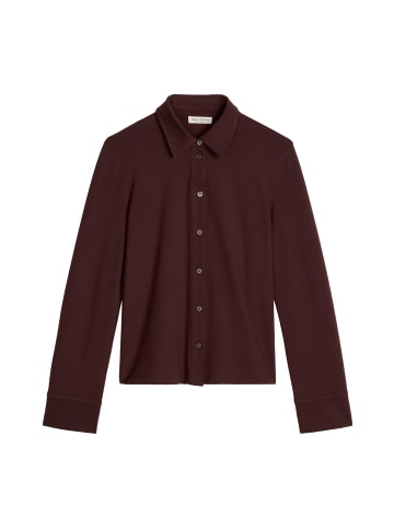 Marc O'Polo Jerseybluse regular in Black Cherry