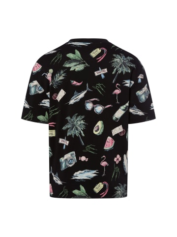 Nils Sundström T-Shirt in schwarz mehrfarbig - 0005