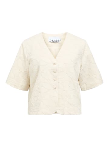 Object Bluse in White Sand