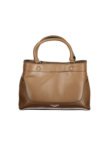 Twinset Braun Polyurethan Damen Tasche