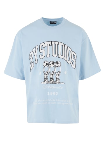 2Y Studios 2Y Studios Herren 2Y Globus Oversize Tee in blue