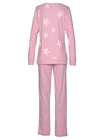 ARIZONA Pyjama in rosa-Sterne