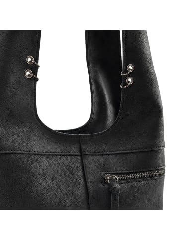 FREDs BRUDER Rebel At Heart Schultertasche Leder 29 cm in black