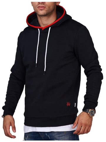 Jack & Jones Kapuzenpullover - JJINFIHOO Mit Print Einfarbig in Schwarz