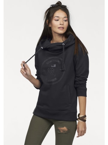OCEAN SPORTSWEAR Kapuzensweatshirt in schwarz