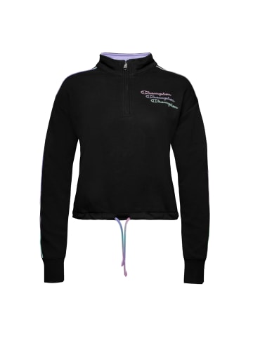 Champion Sweatshirt Half Zip in schwarz