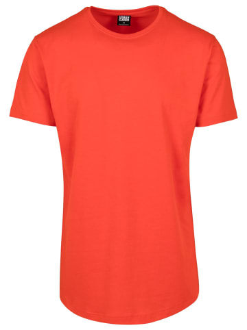 Urban Classics Lange T-Shirts in bloodorange