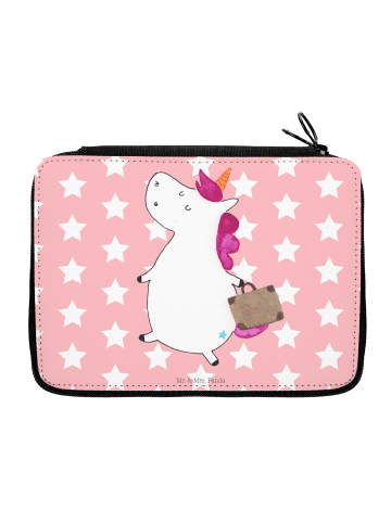 Mr. & Mrs. Panda Federmappe Einhorn Koffer ohne Spruch in Rot Pastell