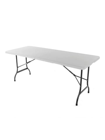 VCM  Klapptisch Campingtisch, 183cm lang in Grau