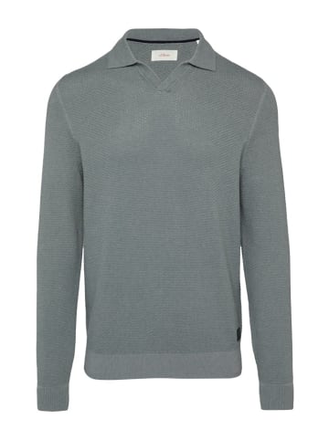 S. Oliver Strickpullover für Herren in grau