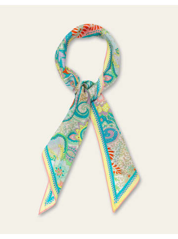 Oilily Atriangle Paisley Schal in Weiß