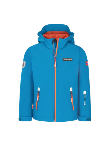 Trollkids Softshelljacke Oslofjord in dark petrol
