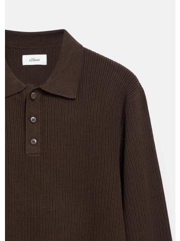s.Oliver Strickpullover in 8941_dunkelbraun