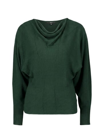Zero Strickpullover mit Fledermausärmeln in Green Forest