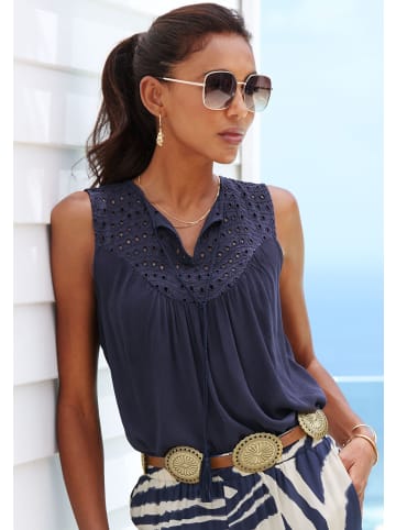 LASCANA Blusentop in navy