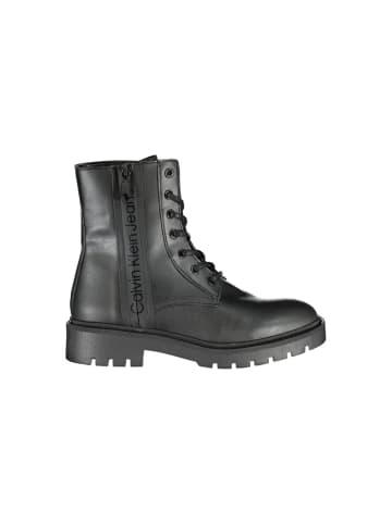 Calvin Klein Schwarz Polyurethan Damen Knöchel Stiefel